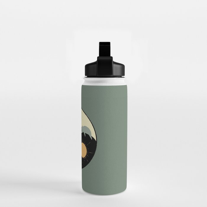 Hidden cat 36 yin yang balance Water Bottle Gallery Image 2