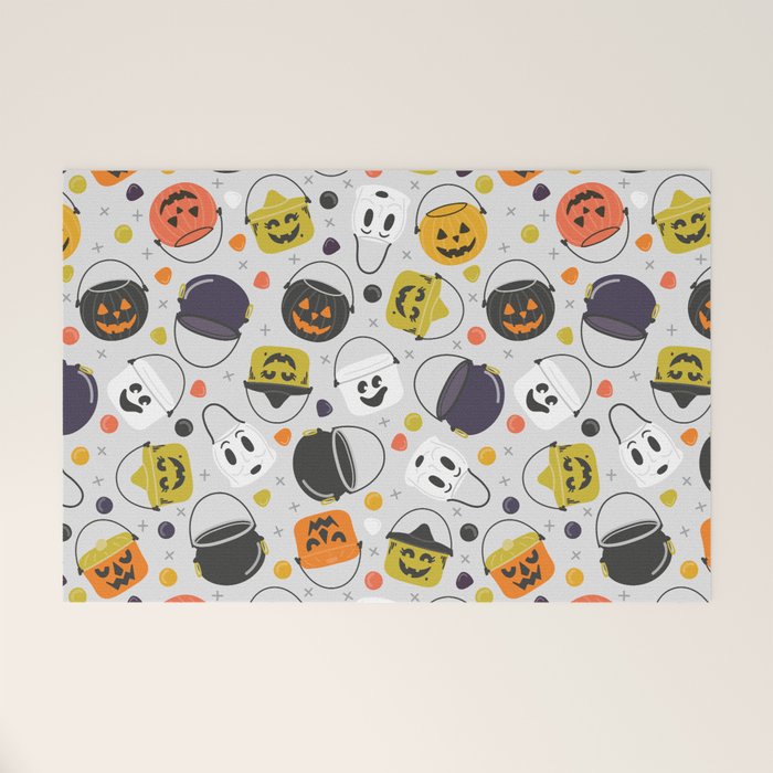 Halloween Candy Buckets Welcome Mat Gallery Image 1
