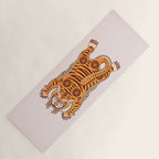 King Of The Jungle 03: Peach Tiger Edition Yoga Mat Gallery Image 1