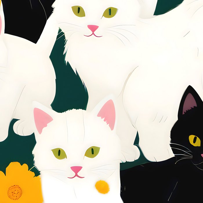 Cats Meetup, Pet Animals Cute Kittens Fall Garden, Halloween Illustration Autumn Quirky Whimsical Painting, Bohemian  Coffee Mug Gallery Image 2