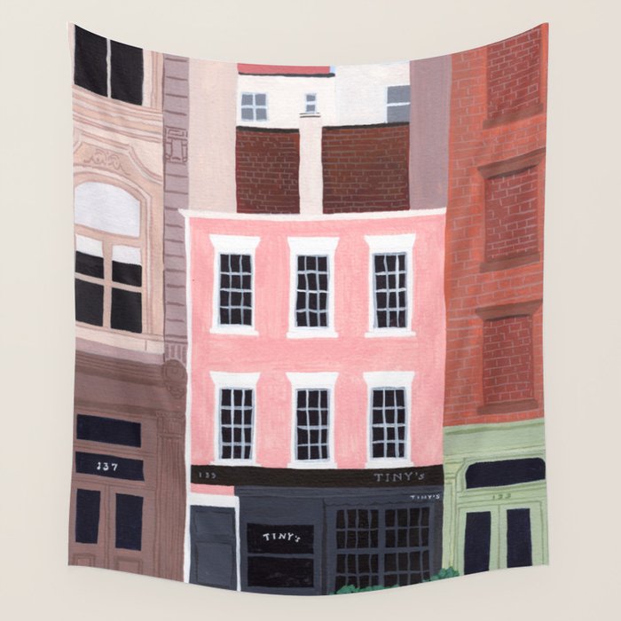 Manhattan New York Wall Tapestry Gallery Image 1