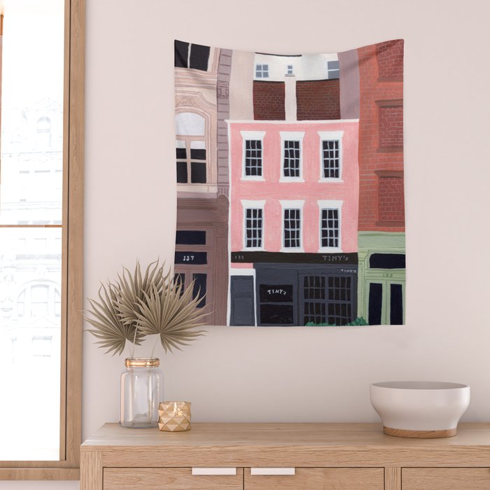 Manhattan New York Wall Tapestry Gallery Image 2