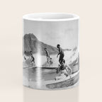 Vintage Surfing Hawaii Coffee Mug Gallery Image 4