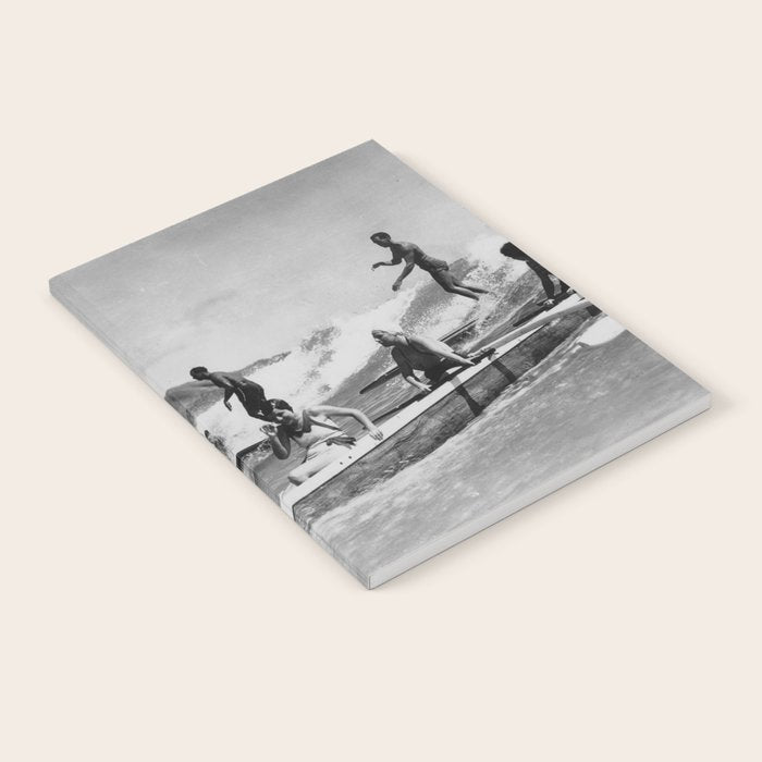 Vintage Surfing Hawaii Notebook Gallery Image 2