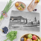 Vintage Surfing Hawaii Cutting Board Gallery Image 2