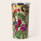 Snake Princess Tropical Jungle Vibes Multicolor  Travel Mug Gallery Image 1