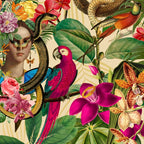 Snake Princess Tropical Jungle Vibes Multicolor  Coffee Mug Gallery Image 2