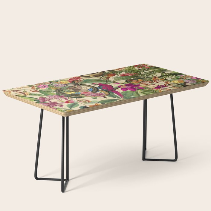 Snake Princess Tropical Jungle Vibes Multicolor  Coffee Table Gallery Image 1