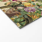 Snake Princess Tropical Jungle Vibes Multicolor  Welcome Mat Gallery Image 2