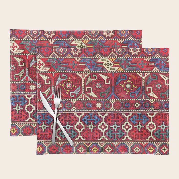 Armenian Vintage Rug Print Placemat Gallery Image 1