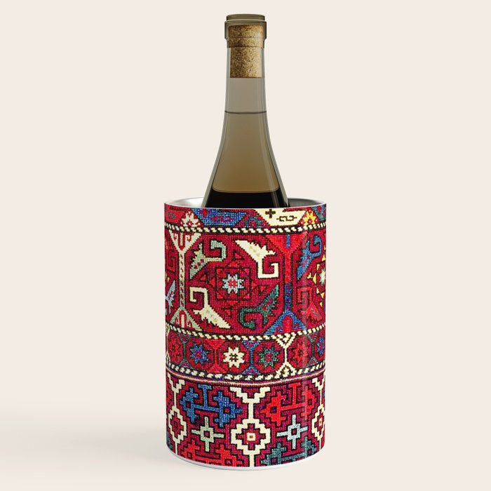 Armenian Vintage Rug Print Wine Chiller Gallery Image 1