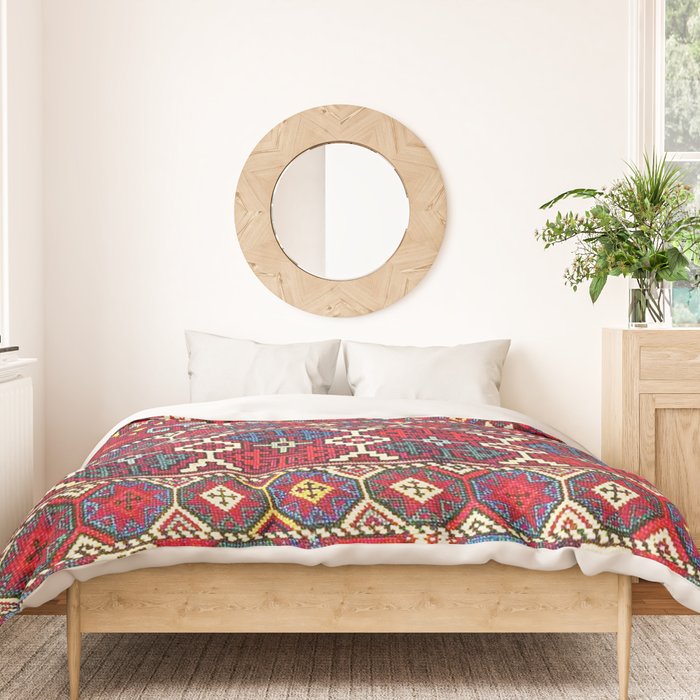 Armenian Vintage Rug Print Duvet Cover Gallery Image 3