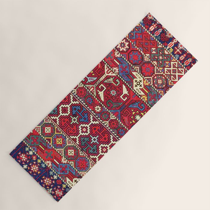 Armenian Vintage Rug Print Yoga Mat Gallery Image 1