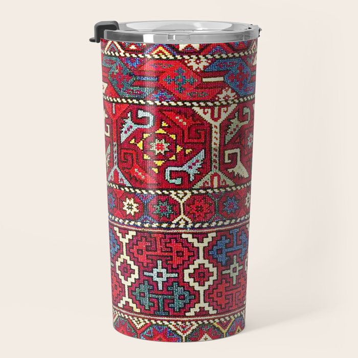 Armenian Vintage Rug Print Travel Mug Gallery Image 3