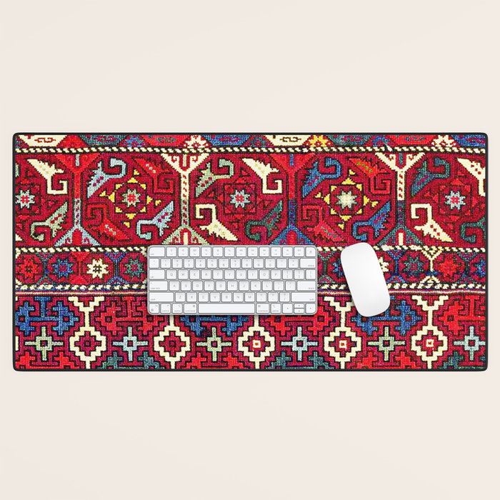 Armenian Vintage Rug Print Desk Mat Gallery Image 1