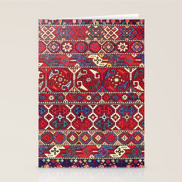 Armenian Vintage Rug Print Stationery Card Gallery Image 2