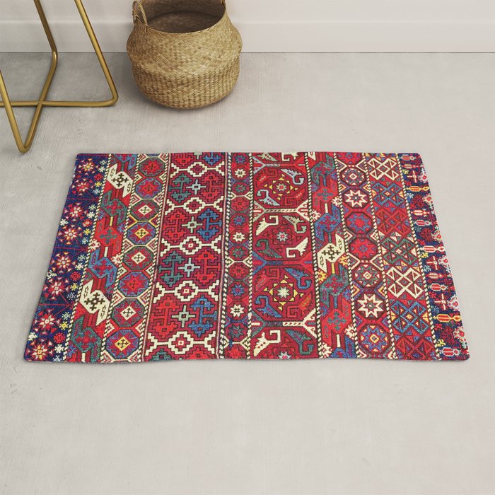 Armenian Vintage Rug Print Rug Gallery Image 1
