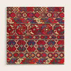 Armenian Vintage Rug Print Wood Wall Art Gallery Image 1