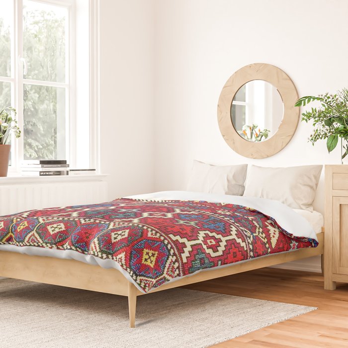 Armenian Vintage Rug Print Duvet Cover Gallery Image 2