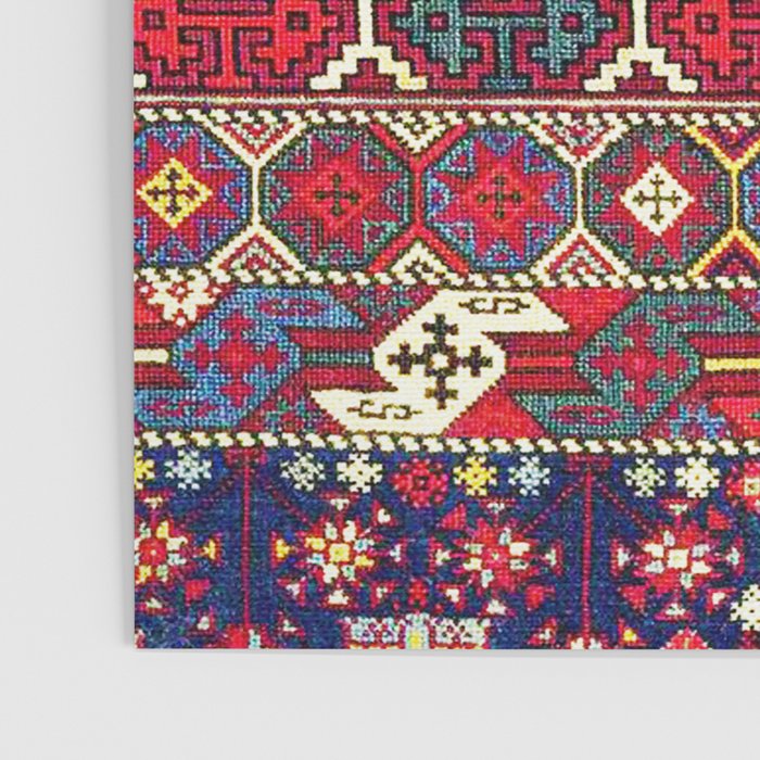 Armenian Vintage Rug Print Poster Gallery Image 3