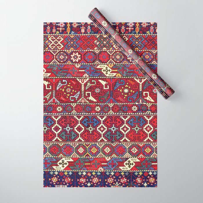 Armenian Vintage Rug Print Wrapping Paper Gallery Image 1