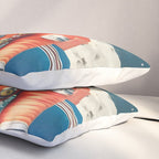 The Outsider Syndrome, Astronaut Space Travel Galaxy Surrealism, Individuality Blush Photography Plants Mars Moon Eclectic Concept Pillow Sham Gallery Image 3