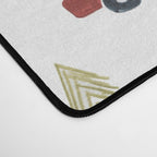 Skiing Winter Village Desk Mat Gallery Image 4
