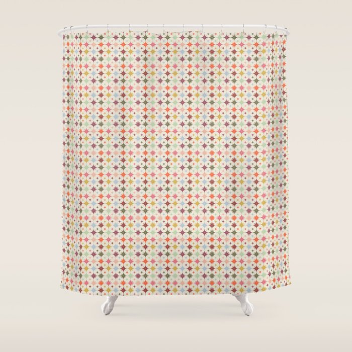 Paper Stars Shower Curtain Gallery Image 1