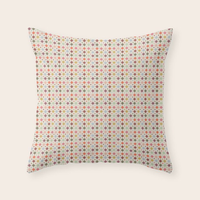 Paper Stars Throw Pillow Gallery Image 1