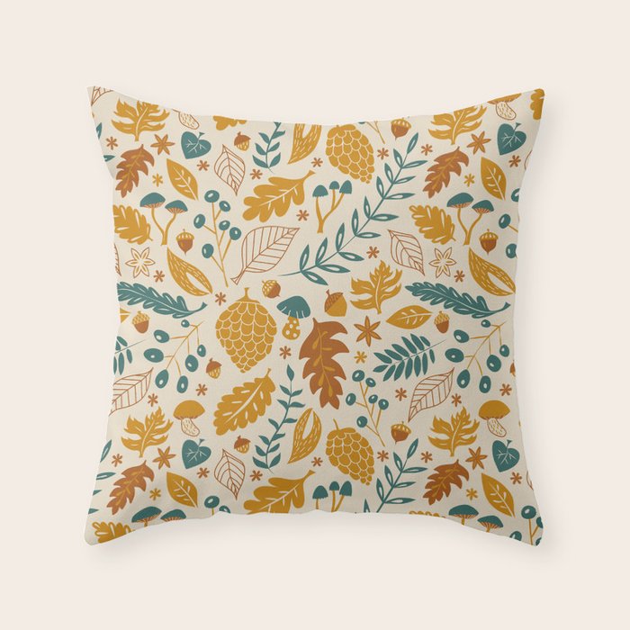 Autumn Foliage Throw Pillow Gallery Image 6