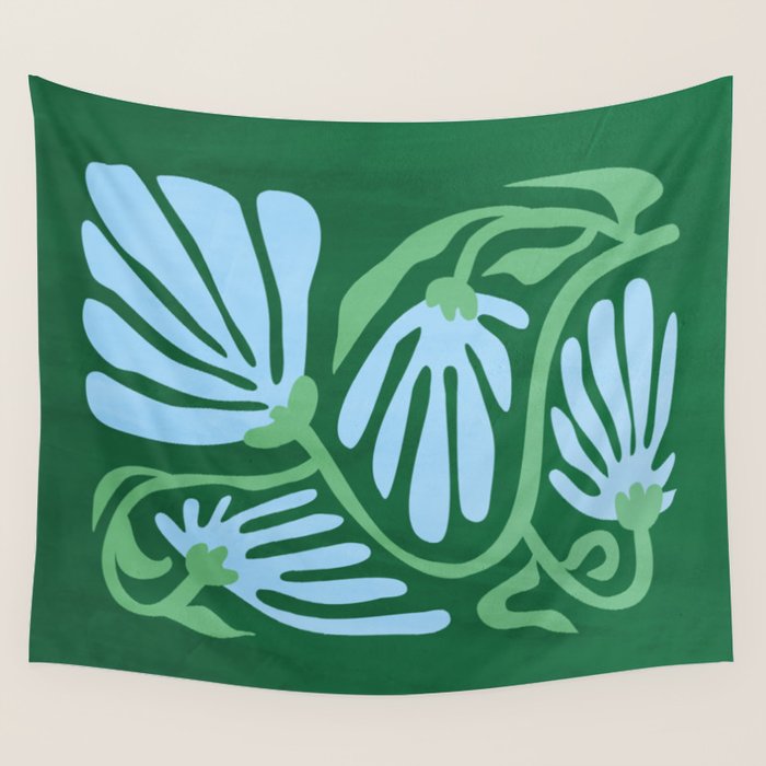 Moonstone & Crusoe: Les Fleurs | Flower Market Color Series 01 Wall Tapestry Gallery Image 4