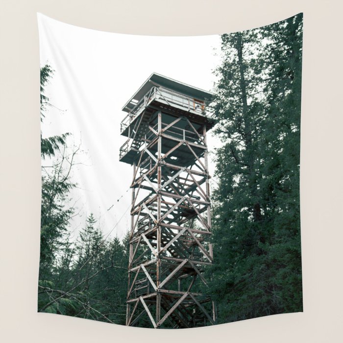 Fire Lookout II Wall Tapestry Gallery Image 1