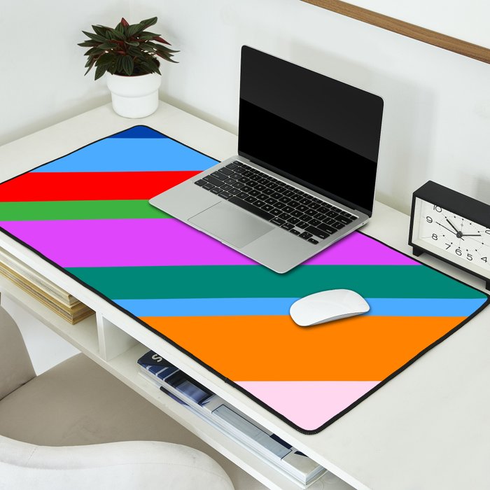 Pride without Prejudice - Rainbow Shadows Desk Mat Gallery Image 2