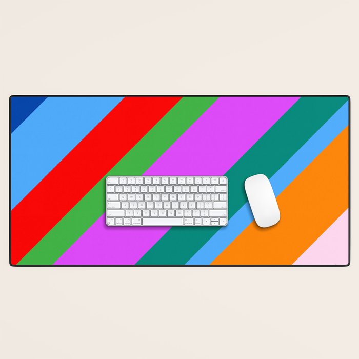 Pride without Prejudice - Rainbow Shadows Desk Mat Gallery Image 1