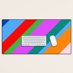 Pride without Prejudice - Rainbow Shadows Desk Mat Gallery Image 1
