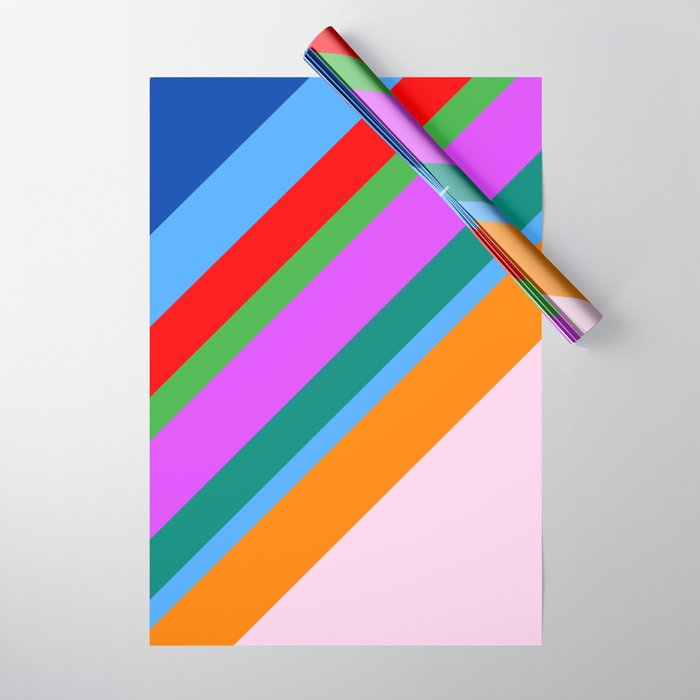 Pride without Prejudice - Rainbow Shadows Wrapping Paper Gallery Image 1