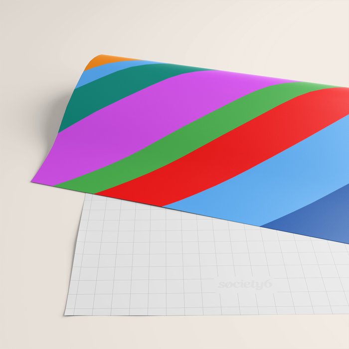 Pride without Prejudice - Rainbow Shadows Wrapping Paper Gallery Image 2
