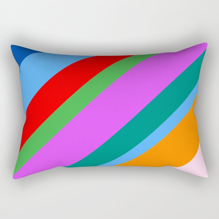Pride without Prejudice - Rainbow Shadows Rectangular Pillow Gallery Image 1