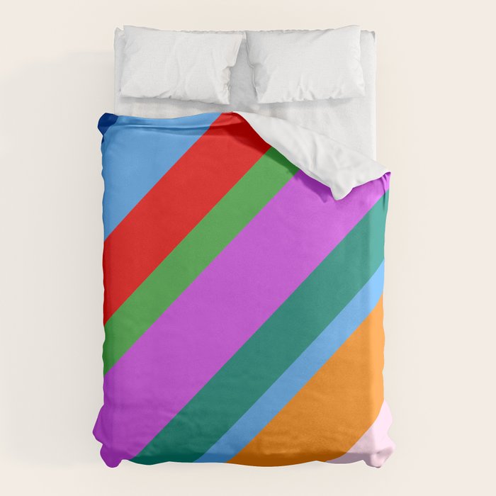 Pride without Prejudice - Rainbow Shadows Duvet Cover Gallery Image 6