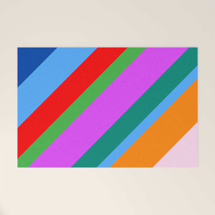 Pride without Prejudice - Rainbow Shadows Welcome Mat Gallery Image 1