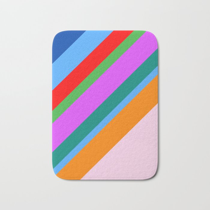 Pride without Prejudice - Rainbow Shadows Bath Mat Gallery Image 1