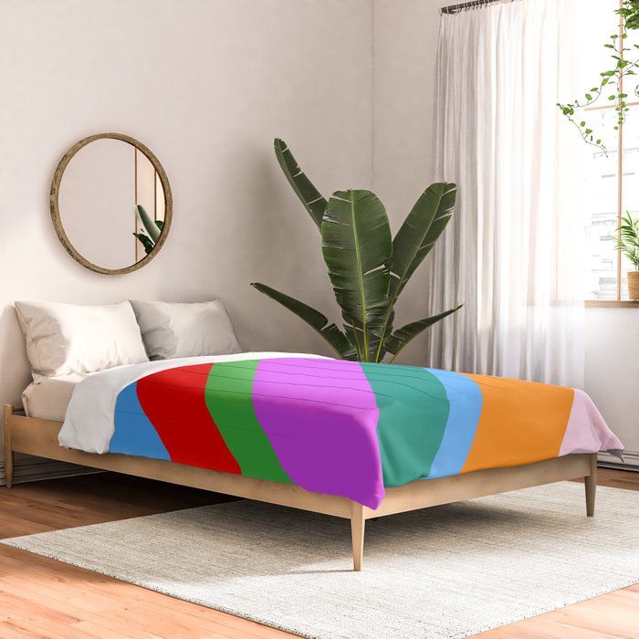 Pride without Prejudice - Rainbow Shadows Comforter Gallery Image 2