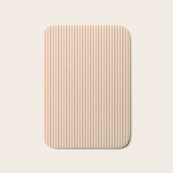 Vintage Stripes  Bath Mat Gallery Image 1