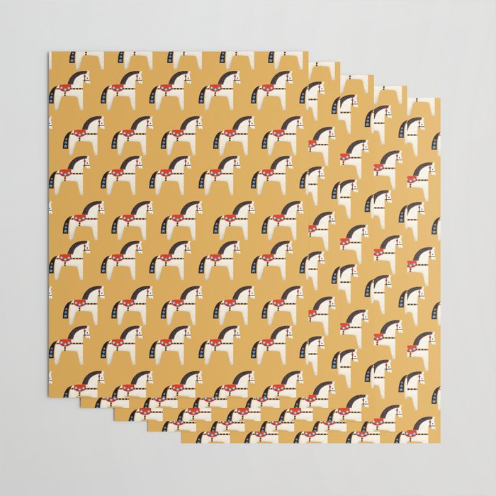 Festive Pony - illustration Wrapping Paper Gallery Image 3