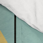 Mid Century Modern Diamonds 1960s colors Comforter Gallery Image 4