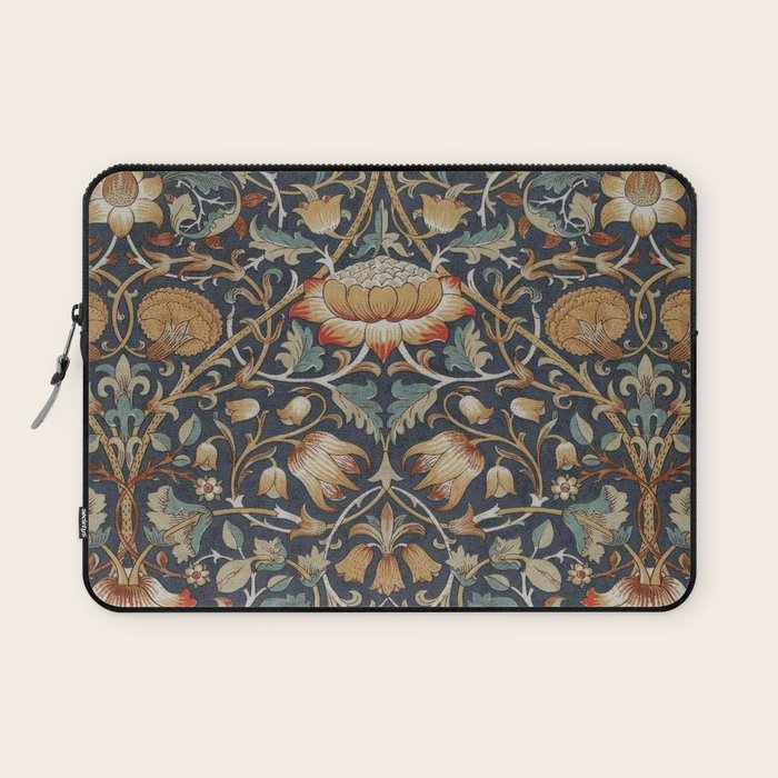 William Morris Vintage Lodden Autumn  Laptop Sleeve Gallery Image 1