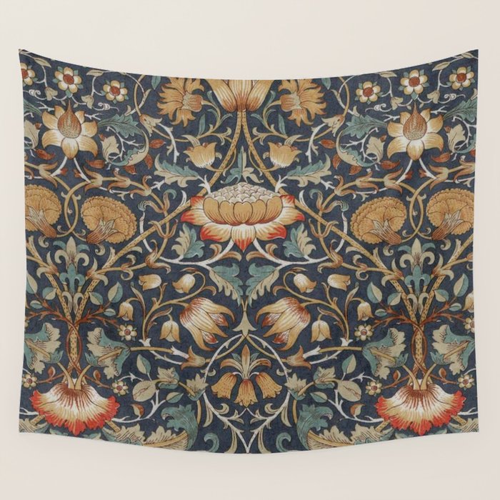 William Morris Vintage Lodden Autumn  Wall Tapestry Gallery Image 4