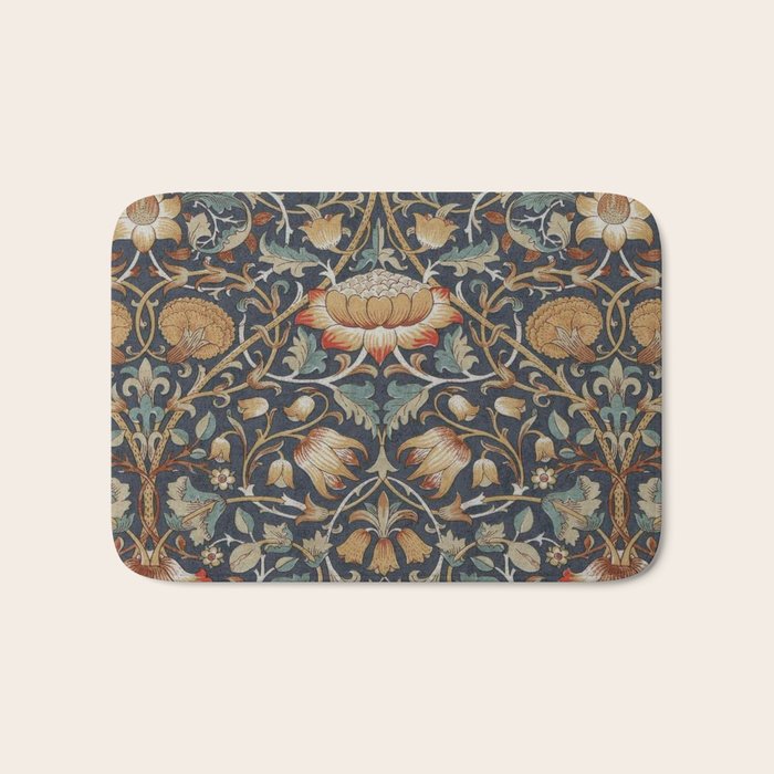 William Morris Vintage Lodden Autumn  Bath Mat Gallery Image 1