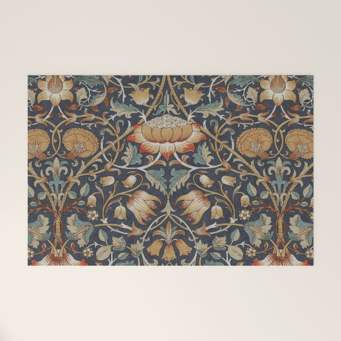William Morris Vintage Lodden Autumn  Welcome Mat Gallery Image 1