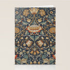 William Morris Vintage Lodden Autumn  Stationery Card Gallery Image 2